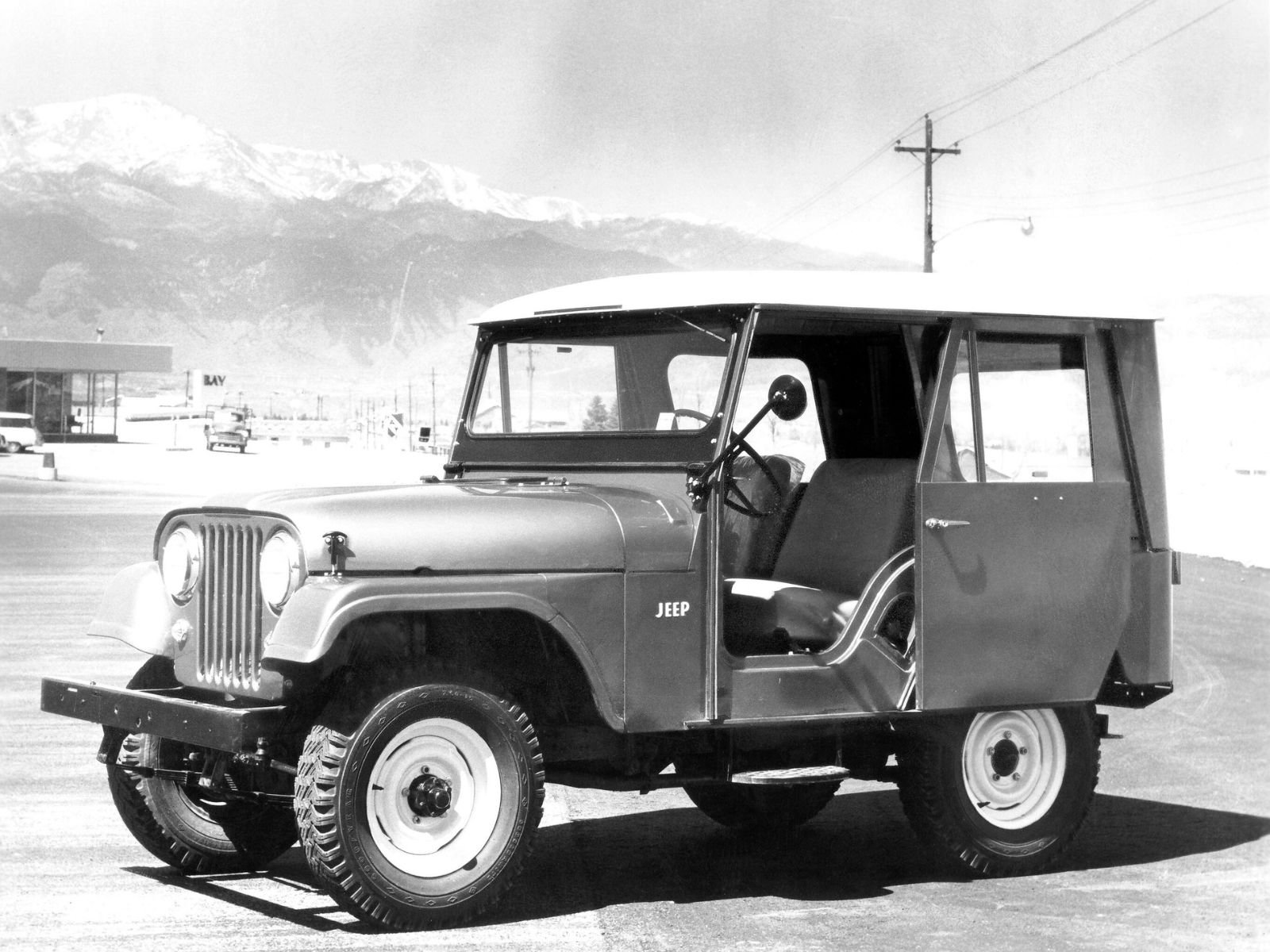 The 1960 Jeep® CJ-5 inspired the 2026 Jeep Wrangler Whitecap