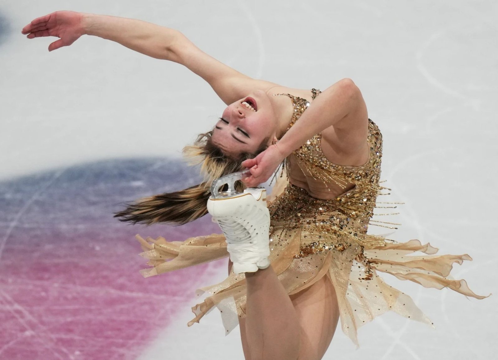 Alysa Liu competes in the women's figure skating competition at the Olympic Winter Games Milano Cortina 2026.