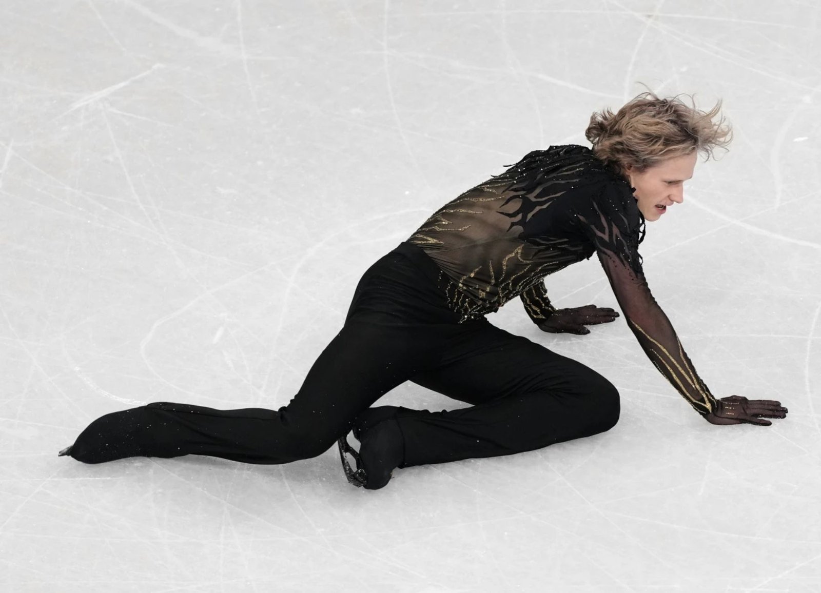 Ilia Malinin competes in the men's figure skating event at the Olympic Winter Games Milano Cortina 2026.