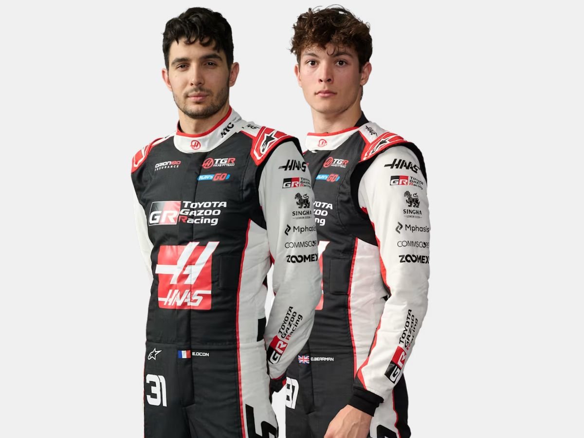 MoneyGram Haas F1 Team, Esteban Ocon (Left), and Oliver Bearman (Right)