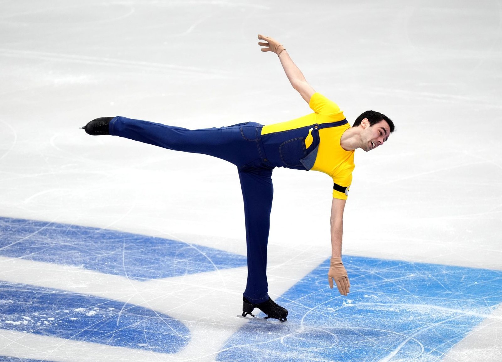 Tomàs Guarino performs his viral Minion dance at the Olympic Winter Games Milano Cortina 2026.