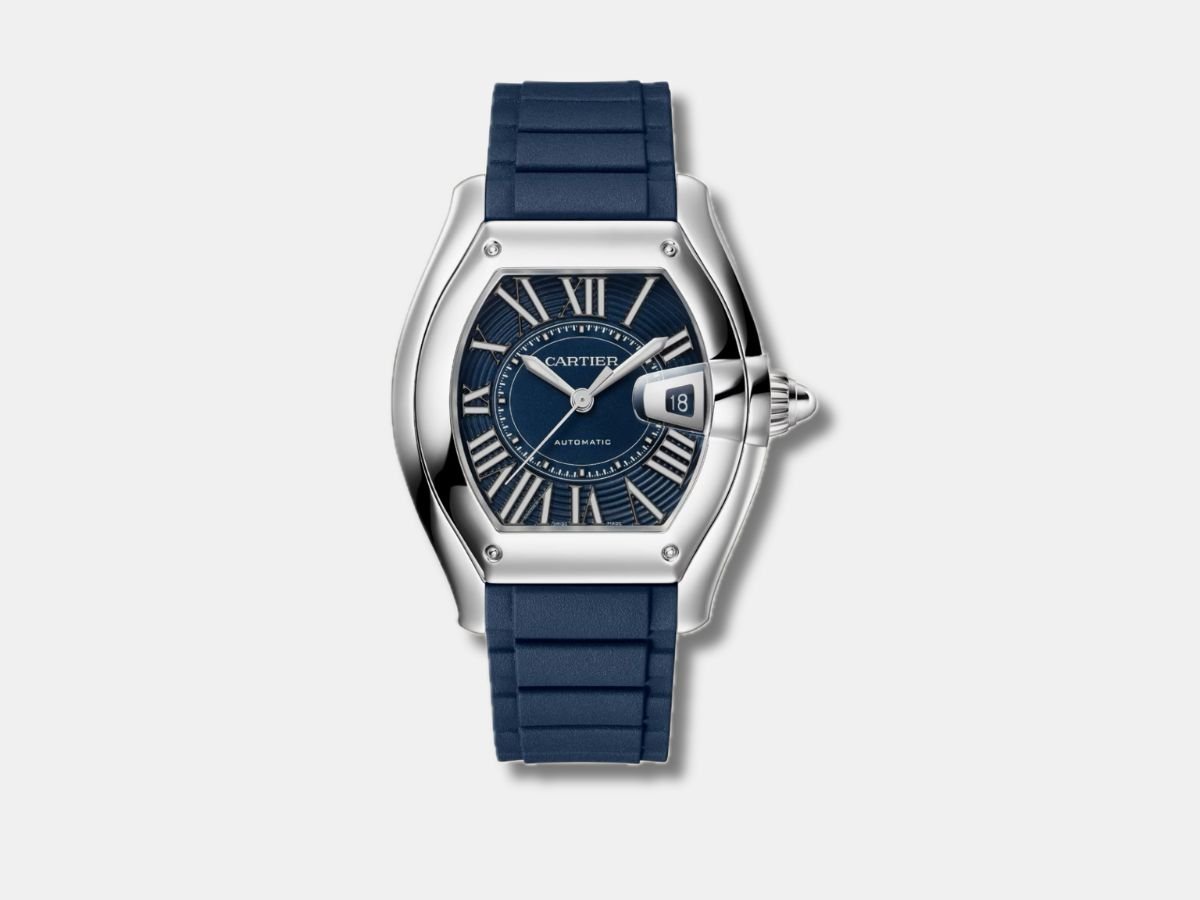 Cartier Roadster (Dark Blue/Steel – Large) Ref. CRWSRD0014