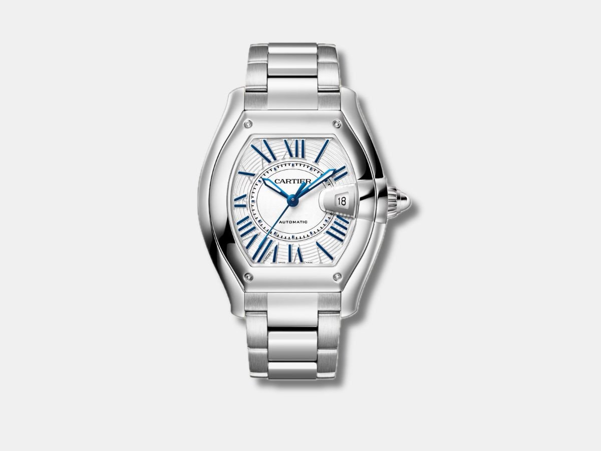 Cartier Roadster (White/Steel — Large) Ref. CRWSRD0020