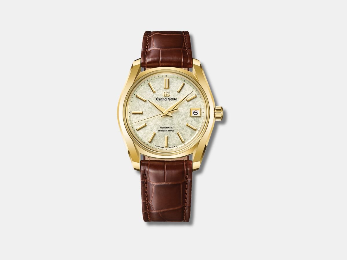 Grand Seiko 'Sakura-Wakaba' 18ct Gold Hi-Beat Ref. SBGH376