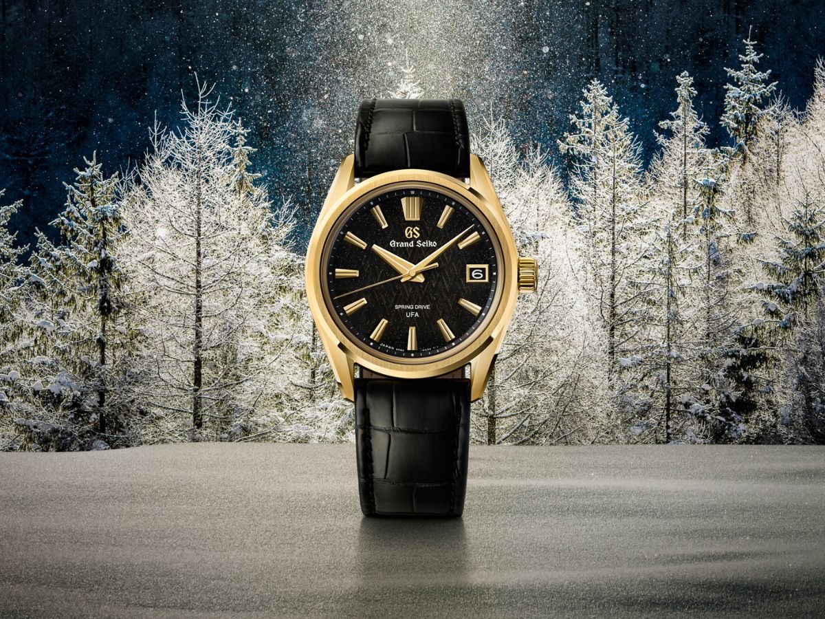 Grand Seiko 'Ice Forest at Dawn' 18CT Gold Spring Drive U.F.A.Ref. SLGB006