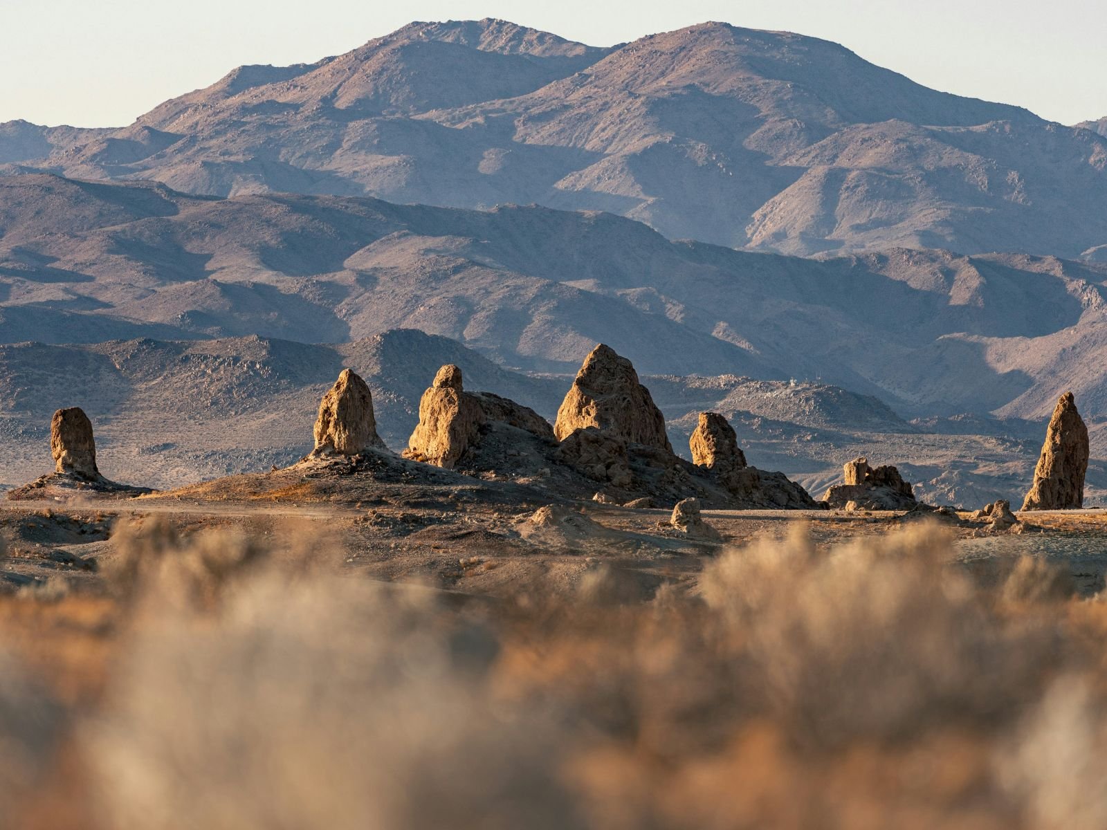 Otherworldly Trona Pinnacles