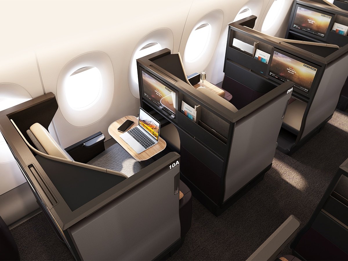 Business Class on Qantas A350-1000ULR Project Sunrise