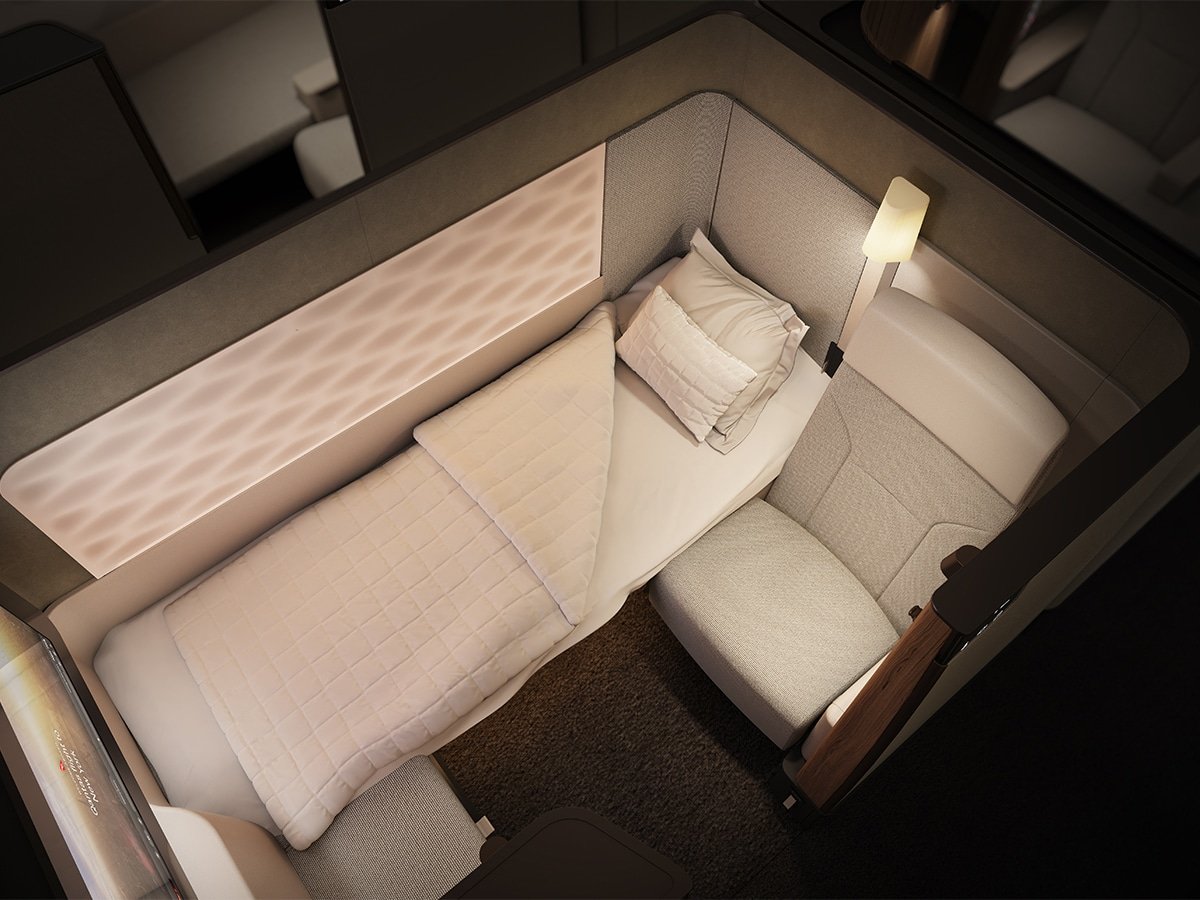 Qantas Project Sunrise First Class Enclosed Suites