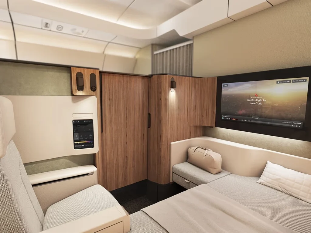 Qantas Project Sunrise First Class Enclosed Suites