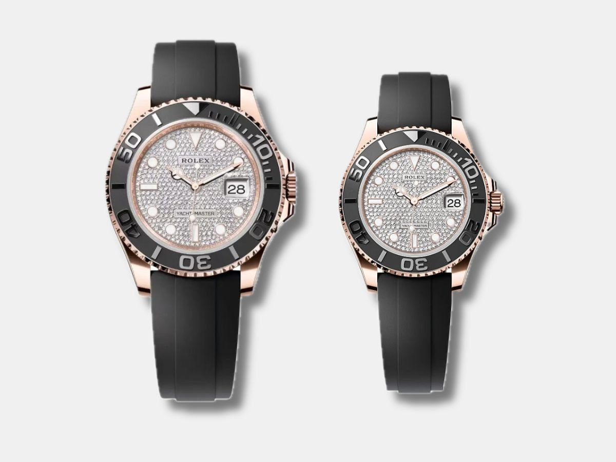 Rolex Yacht-Master Diamond Pavé Dials Ref. 126655-0005 / 268655-0019.