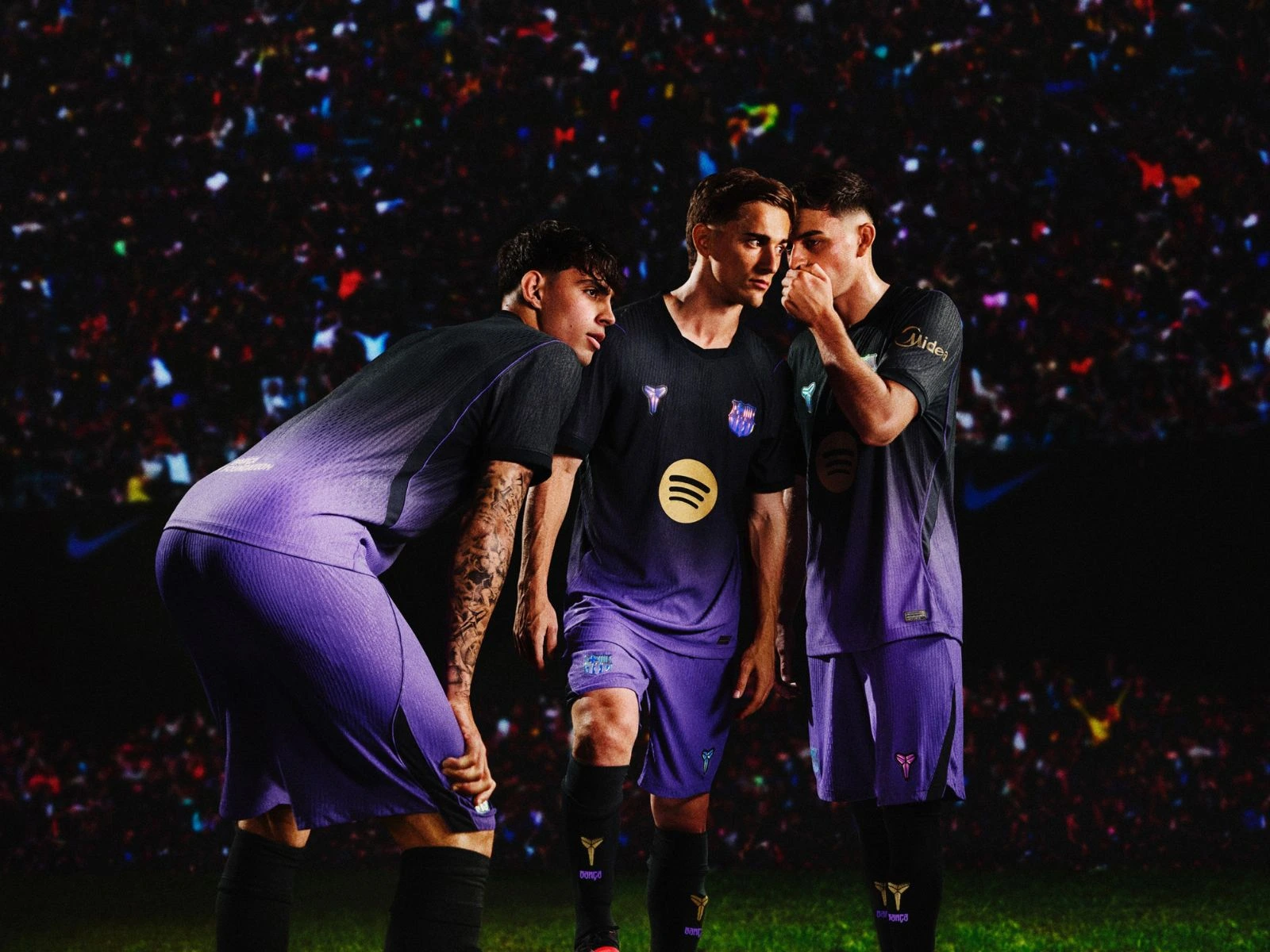 The Kobe x FC Barcelona 'Barça Mamba' Away Kit 2026–27